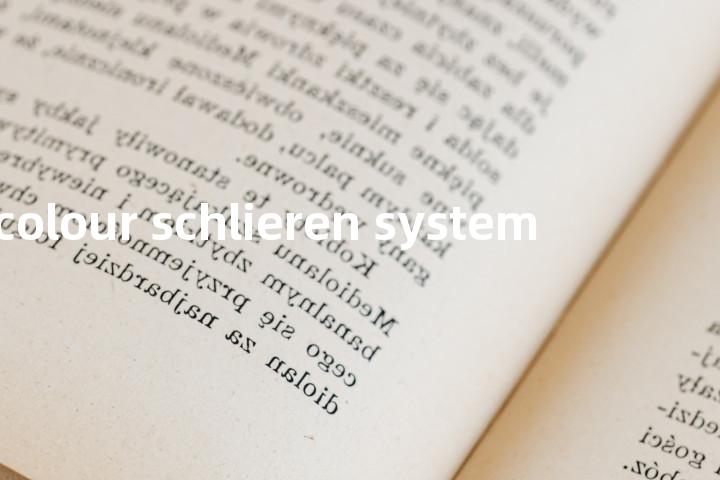 colour schlieren system单词图解，单词释义场景配图