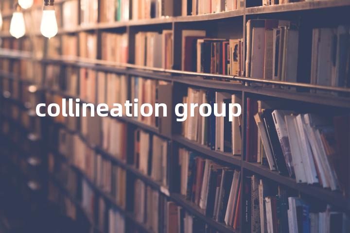 collineation group单词图解，单词释义场景配图