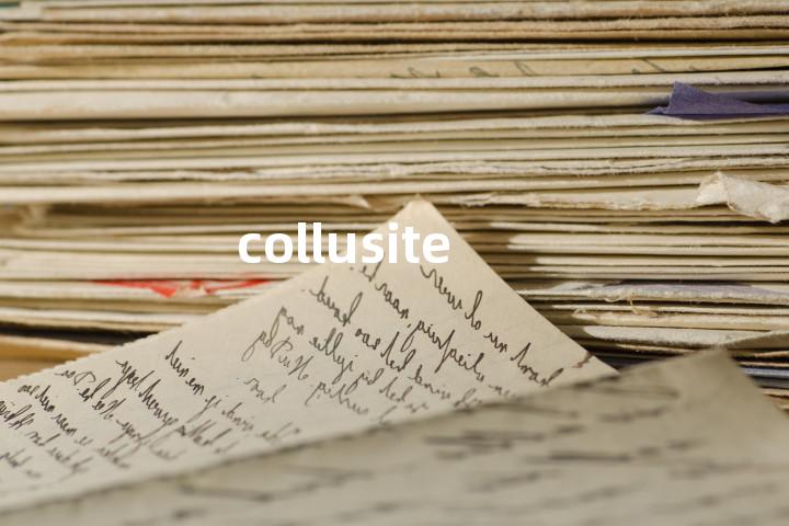 collusite单词图解，单词释义场景配图