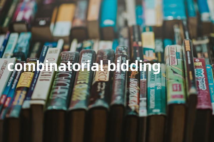 combinatorial bidding单词图解，单词释义场景配图