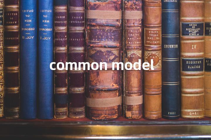 common model单词图解，单词释义场景配图