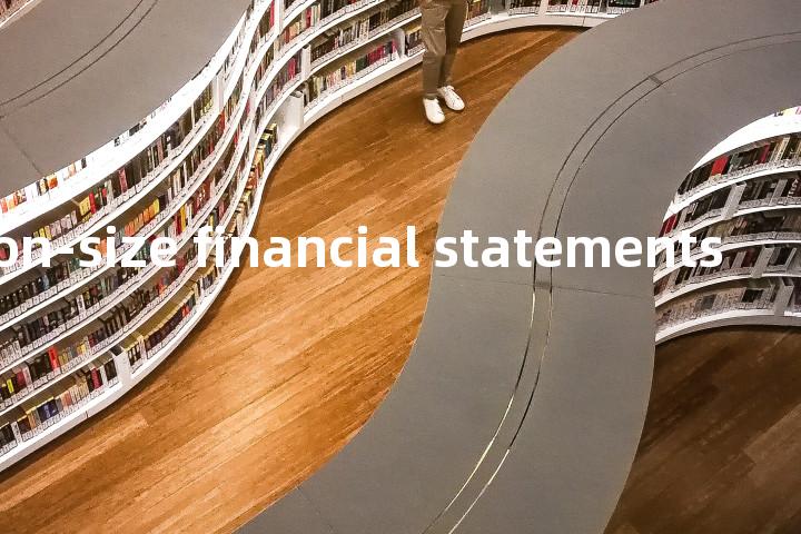 common-size financial statements单词图解，单词释义场景配图