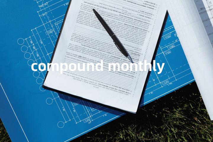 compound monthly单词图解，单词释义场景配图