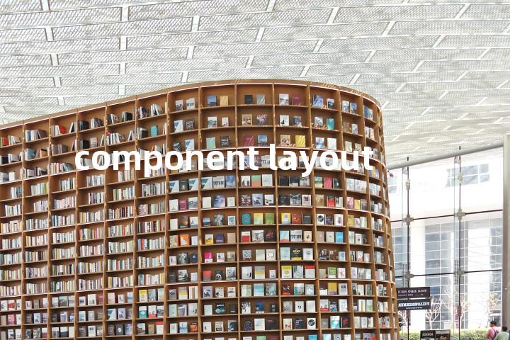 component layout单词图解，单词释义场景配图