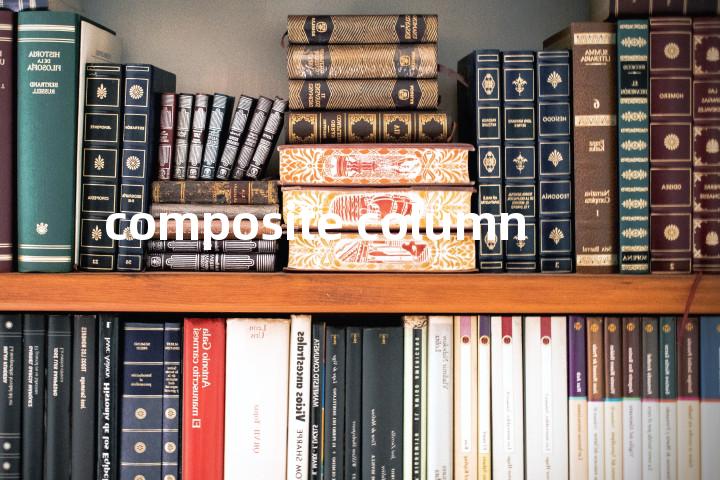 composite column单词图解，单词释义场景配图