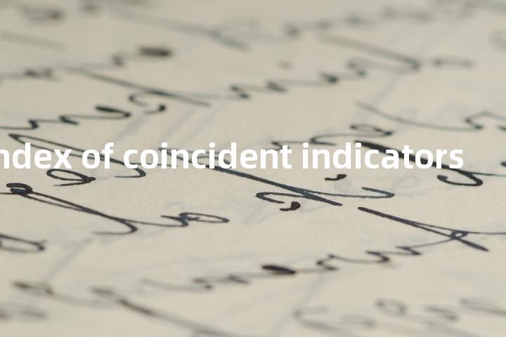 composite index of coincident indicators单词图解，单词释义场景配图
