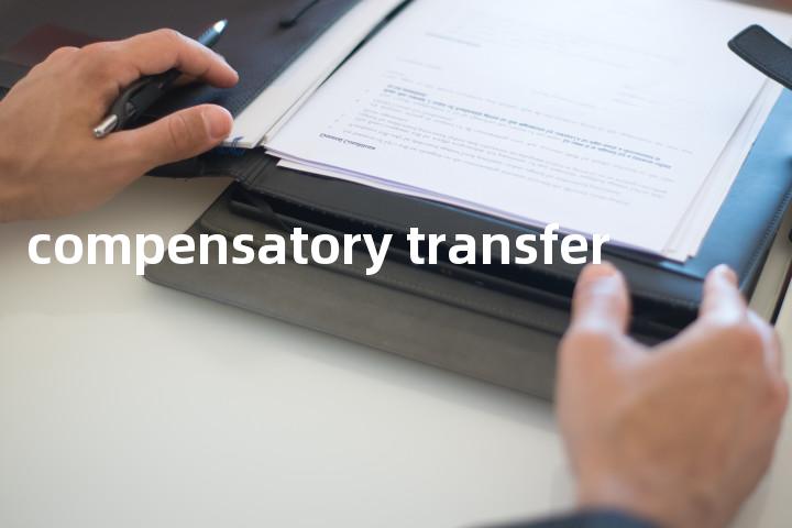 compensatory transfer单词图解，单词释义场景配图