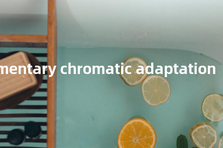 complementary chromatic adaptation单词图解，单词释义场景配图
