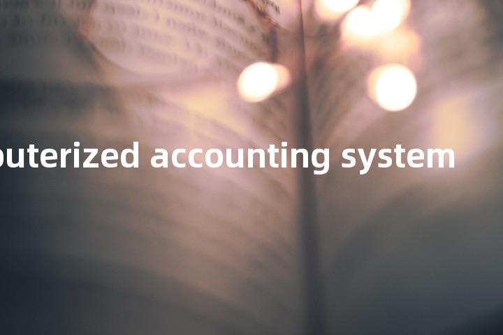 computerized accounting system单词图解，单词释义场景配图