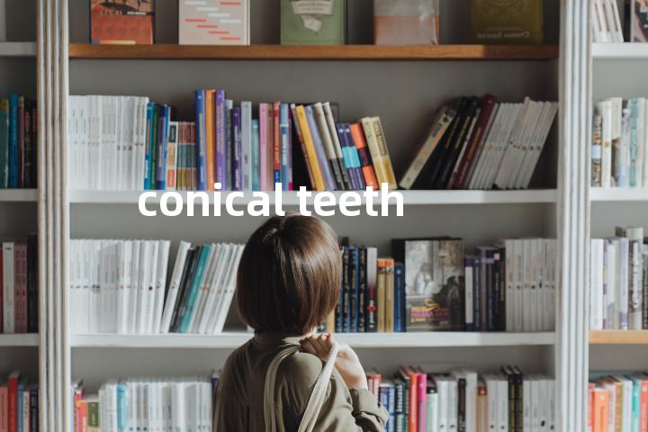 conical teeth单词图解，单词释义场景配图