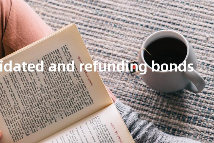 consolidated and refunding bonds单词图解，单词释义场景配图