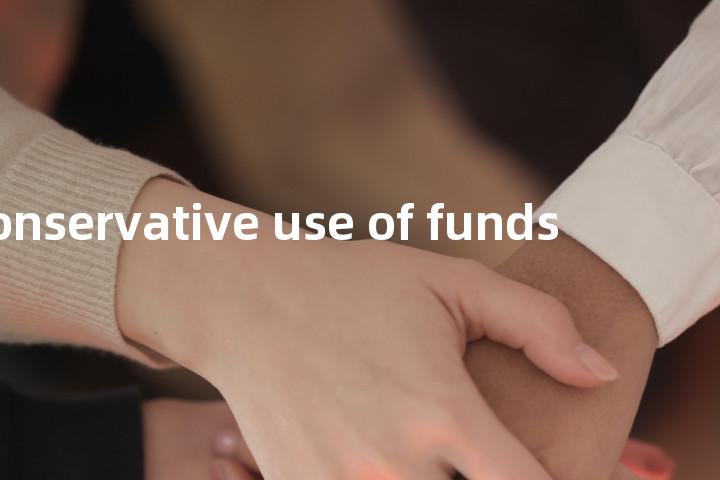 conservative use of funds单词图解，单词释义场景配图