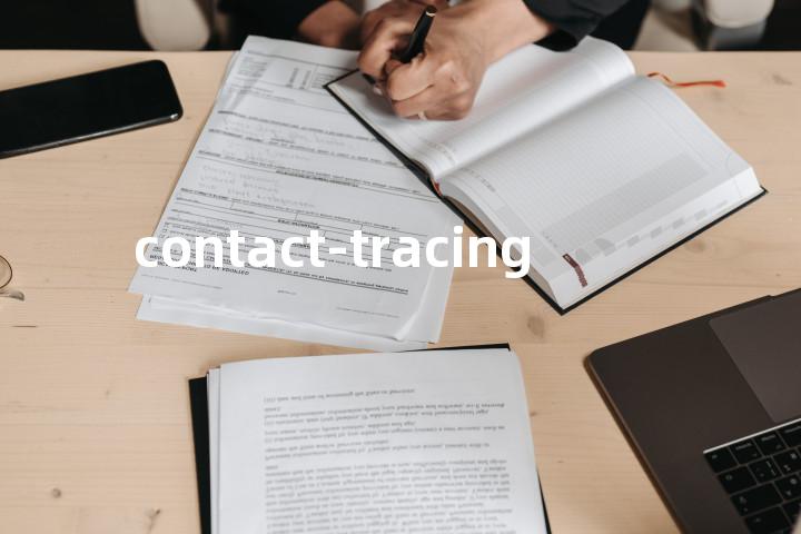 contact-tracing单词图解，单词释义场景配图