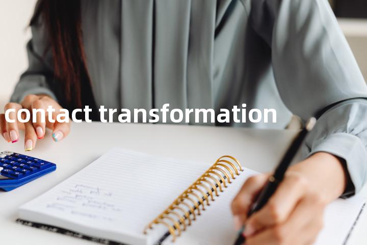 contact transformation单词图解，单词释义场景配图