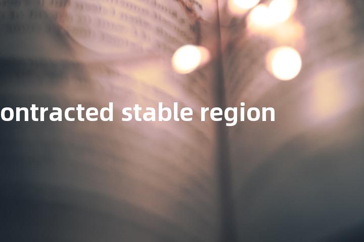 contracted stable region单词图解，单词释义场景配图