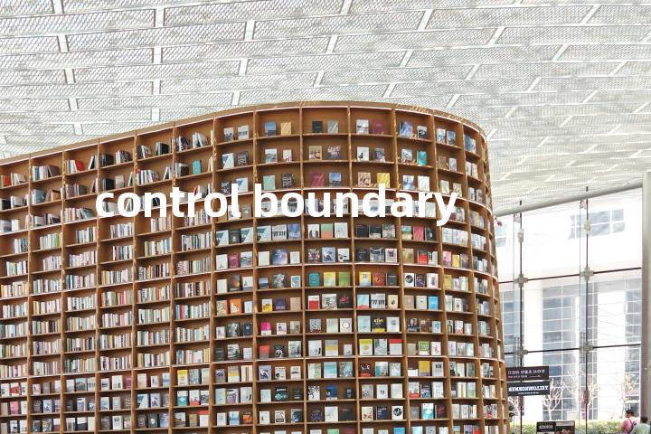 control boundary单词图解，单词释义场景配图