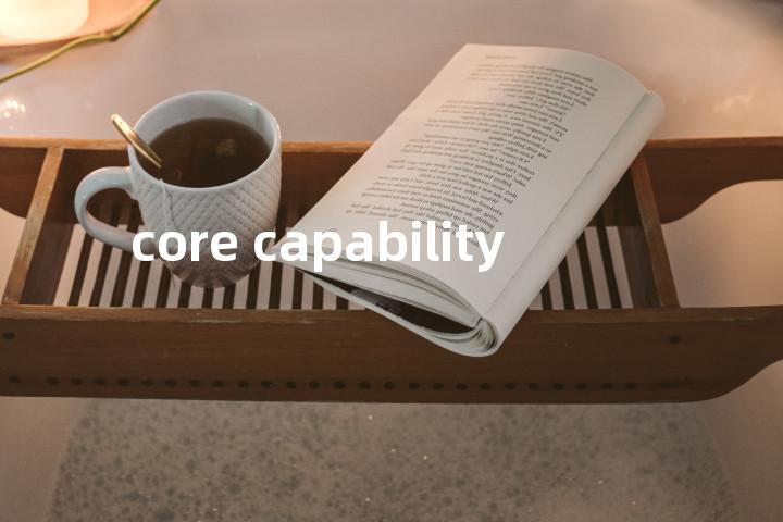 core capability单词图解，单词释义场景配图