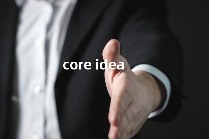 core idea单词图解，单词释义场景配图