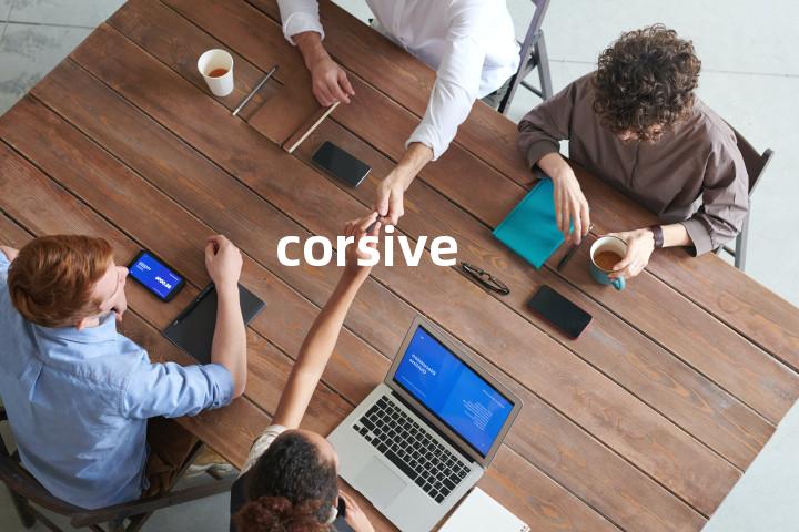 corsive单词图解，单词释义场景配图