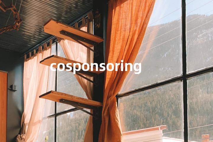 cosponsoring单词图解，单词释义场景配图