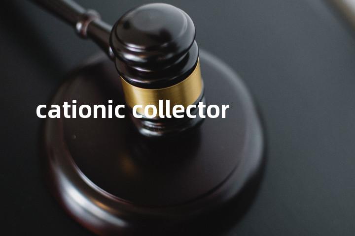 cationic collector单词图解，单词释义场景配图