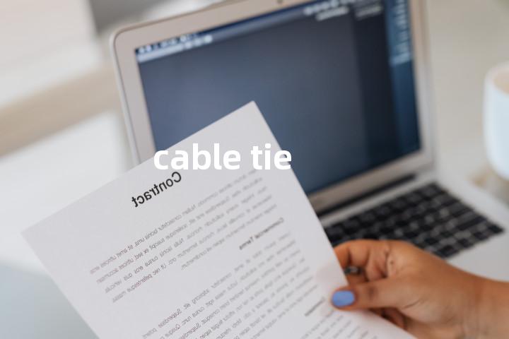 cable tie单词图解，单词释义场景配图