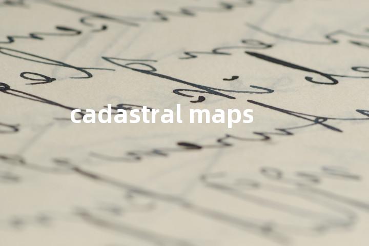 cadastral maps单词图解，单词释义场景配图