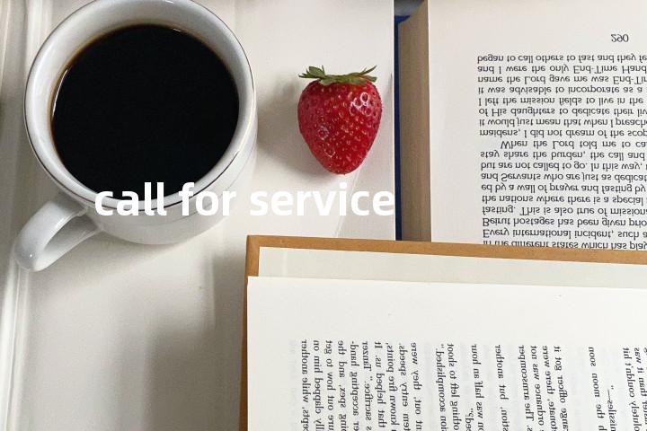 call for service单词图解，单词释义场景配图
