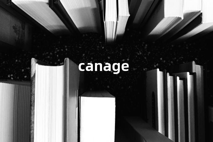 canage单词图解，单词释义场景配图