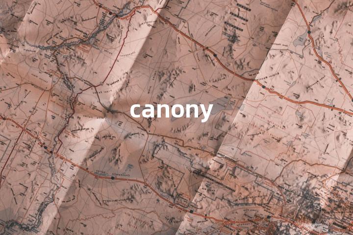 canony单词图解，单词释义场景配图