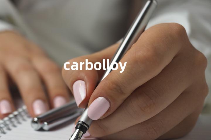 carbolloy单词图解，单词释义场景配图