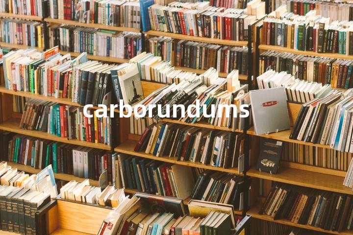 carborundums单词图解，单词释义场景配图