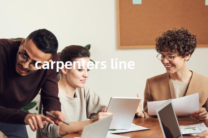 carpenters line单词图解，单词释义场景配图