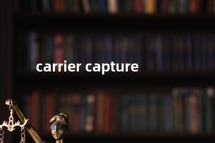 carrier capture单词图解，单词释义场景配图
