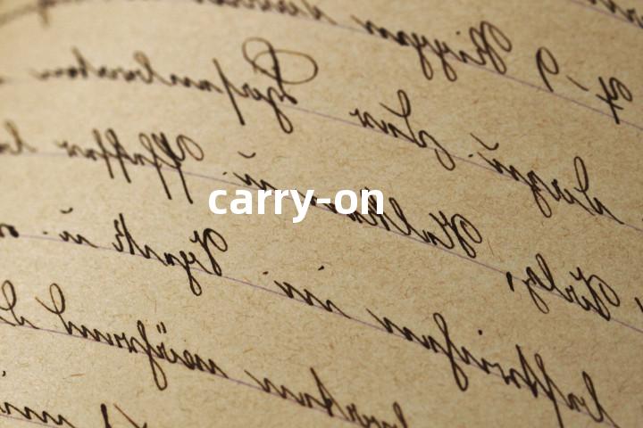 carry-on