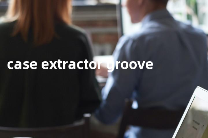 case extractor groove单词图解，单词释义场景配图