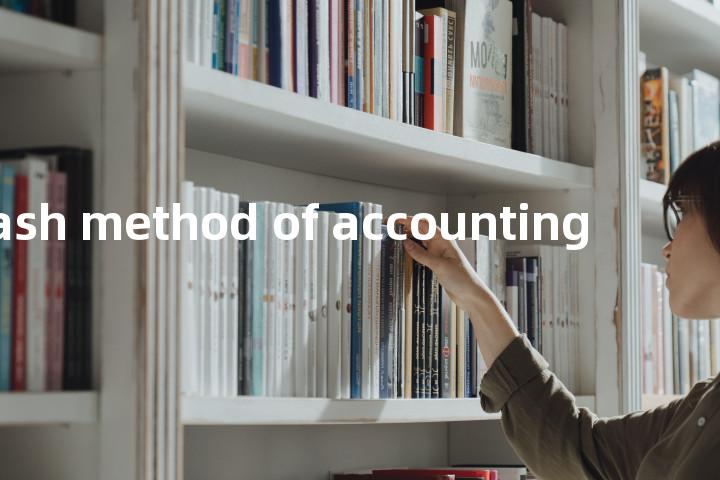 cash method of accounting单词图解，单词释义场景配图