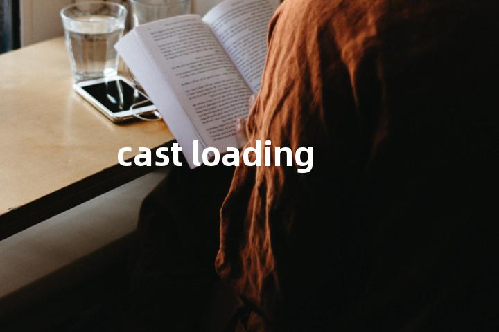 cast loading单词图解，单词释义场景配图