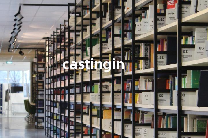 castingin单词图解，单词释义场景配图