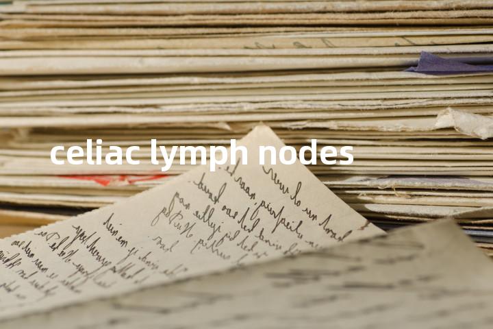 celiac lymph nodes单词图解，单词释义场景配图