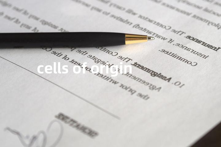 cells of origin单词图解，单词释义场景配图