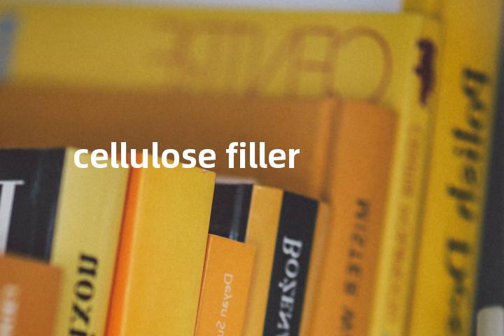 cellulose filler单词图解，单词释义场景配图