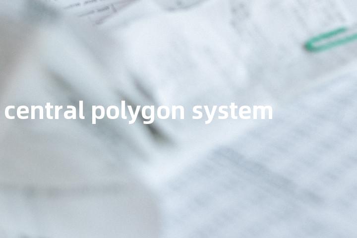central polygon system单词图解，单词释义场景配图