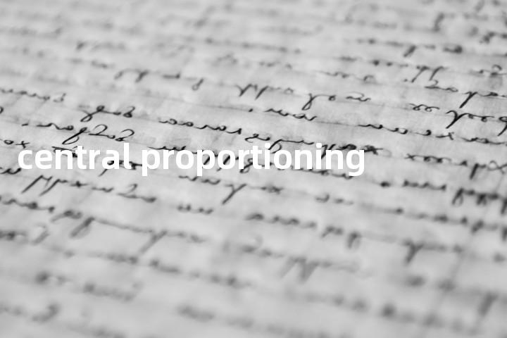central proportioning单词图解，单词释义场景配图