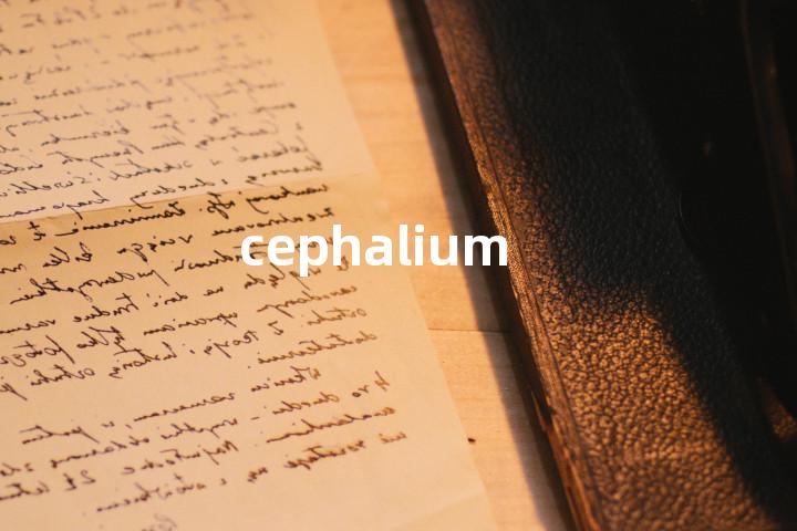 cephalium单词图解，单词释义场景配图