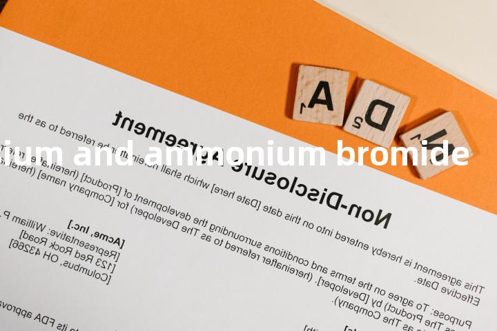 cesium and ammonium bromide单词图解，单词释义场景配图