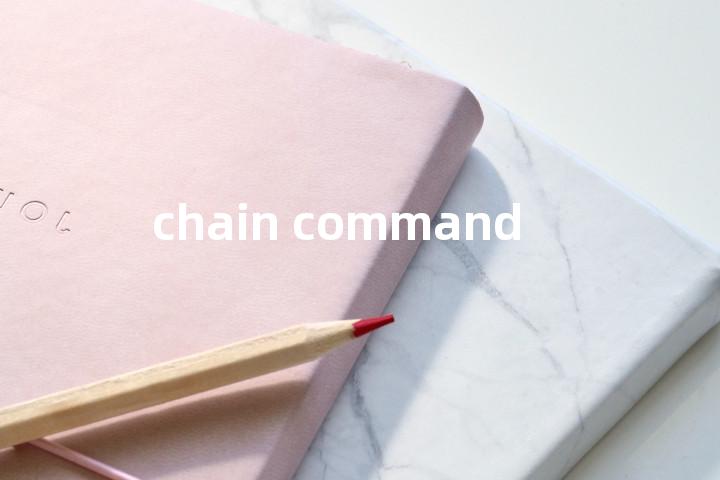 chain command单词图解，单词释义场景配图