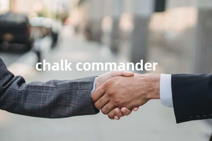 chalk commander单词图解，单词释义场景配图