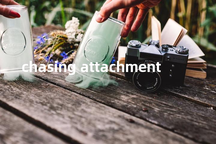 chasing attachment单词图解，单词释义场景配图