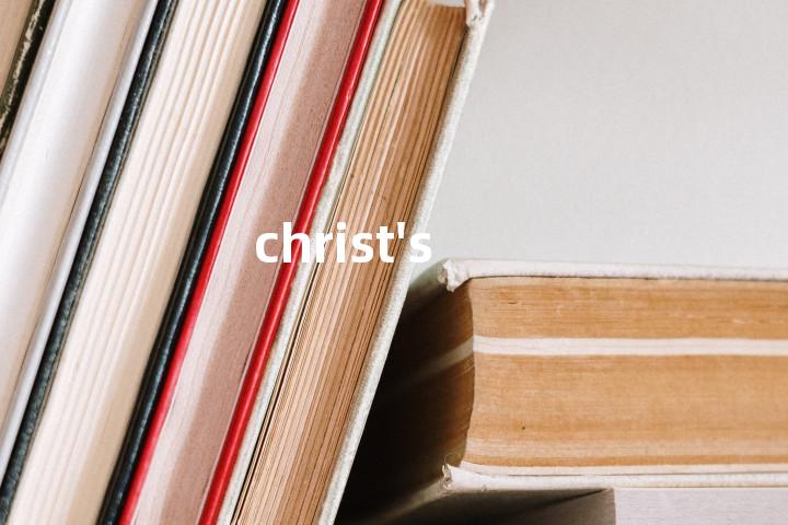 christ's单词图解，单词释义场景配图